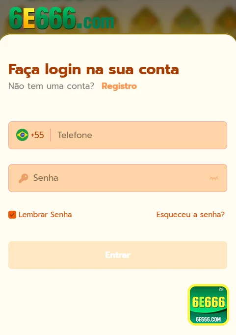 Ilustração de Conquiste bônus e recompensas VIP na 6e666