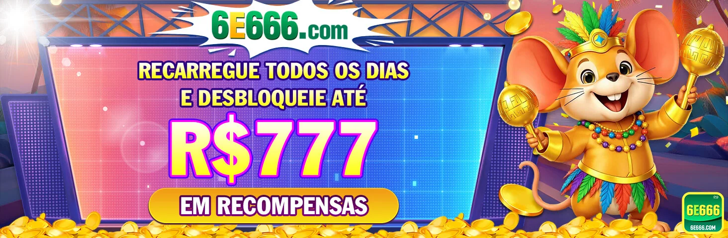 Ilustração de Conquiste bônus e recompensas VIP na 6e666